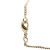 Chanel B Chanel Gold Gold Plated Metal Faux Pearl CC Leaf Pendant Necklace Italy