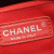 Chanel B Chanel Red Calf Leather Perforated skin Up In The Air Tote Italy