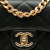 Chanel B Chanel Black Caviar Leather Leather Quilted Caviar Moon Messenger Bag Italy