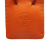 Hermès B Hermès Orange Lambskin Leather Leather Milo Lambskin Swift Shopping Bag Charm France