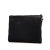 Saint Laurent B Saint Laurent Black Canvas Fabric Rive Gauche Clutch Italy