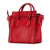 Celine B Celine Red Calf Leather Nano Luggage Tote Italy