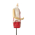 Celine B Celine Red Calf Leather Nano Luggage Tote Italy