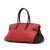 Hermès B Hermès Red with Black Calf Leather Special Order Bicolor Togo JPG Shoulder Birkin 25 France