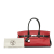 Hermès B Hermès Red with Black Calf Leather Special Order Bicolor Togo JPG Shoulder Birkin 25 France