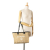 Chanel B Chanel Brown Beige Canvas Fabric Small Deauville Tote Italy