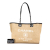 Chanel B Chanel Brown Beige Canvas Fabric Small Deauville Tote Italy