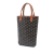 Goyard AB Goyard Black with Brown Coated Canvas Fabric Goyardine Poitiers France