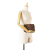 Celine B Celine Brown Coated Canvas Fabric Macadam Pouch Italy