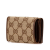 Gucci AB Gucci Brown Beige Canvas Fabric Balenciaga The Hacker Project GG Neo Classic Wallet Italy