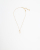 Christian Dior Logo Plate Necklace