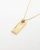 Christian Dior Logo Plate Necklace