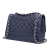 Chanel B Chanel Blue Caviar Leather Leather Jumbo Classic Caviar Double Flap Italy