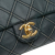 Chanel B Chanel Blue Navy Calf Leather Iridescent skin Stitch Flap Italy