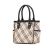 Burberry B Burberry Brown Beige with Black Canvas Fabric Nova Check Handbag United Kingdom