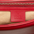 Gucci AB Gucci Red Calf Leather Small GG Marmont Top Handle Satchel Italy