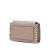 Valentino B Valentino Brown Nude Calf Leather Rockstud Flap Crossbody Italy