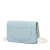 Chanel B Chanel Blue Light Blue Lambskin Leather Leather CC Lambskin Pearl Wallet On Chain Italy