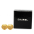 Chanel B Chanel Gold Gold Plated Metal CC Clip On Earrings France