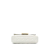 Fendi B Fendi White Calf Leather Zucca Embossed Chain Midi Baguette Italy