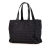 Chanel B Chanel Black Nylon Fabric New Travel Line Tote Italy