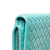 Bottega Veneta B Bottega Veneta Blue Turquoise Calf Leather Intrecciato Bi-fold Wallet Italy