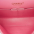 Chanel B Chanel Pink Strawberry Caviar Leather Leather Medium Classic Caviar Double Flap France