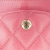 Chanel B Chanel Pink Strawberry Caviar Leather Leather Medium Classic Caviar Double Flap France