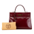 Hermès B Hermès Red Bordeaux Calf Leather Box Kelly Retourne 35 France