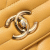 Chanel B Chanel Yellow Goatskin Leather Medium Diagonal Quilted Flap Italy