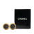 Chanel AB Chanel Gold Gold Plated Metal CC Clip On Earrings France