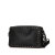 Valentino B Valentino Black Calf Leather Grainy skin Rockstud Crossbody Italy