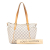 Louis Vuitton B Louis Vuitton White Damier Canvas Canvas Damier Azur Totally PM France