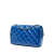 Chanel B Chanel Blue Patent Leather Leather Small Patent Coco Shine Flap Italy