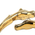 Hermès B Hermès Gold Gold Plated Metal Cheval Double Horse Bangle France