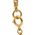 Chanel B Chanel Gold Gold Plated Metal Flap Bag Pendant Necklace France