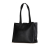 Salvatore Ferragamo B Ferragamo Black Calf Leather Vara Embossed Tote Italy