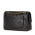 Chanel B Chanel Black Lambskin Leather Leather Small Classic Lambskin Double Flap France