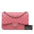 Chanel B Chanel Pink Light Pink Lambskin Leather Leather Jumbo Classic Lambskin Double Flap France