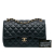 Chanel B Chanel Blue Navy Lambskin Leather Leather Jumbo Classic Lambskin Double Flap Italy