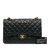 Chanel B Chanel Black Lambskin Leather Leather Jumbo Classic Lambskin Double Flap Italy