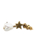 Christian Dior AB Dior Gold Pearl Gold Plated Metal Crystal Star Bee Faux Pearl Drop Earrings Italy