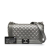 Chanel B Chanel Silver Lambskin Leather Leather Medium Perforated Lambskin Boy Flap Italy