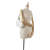 Prada B Prada White Calf Leather Spazzolato Cleo Hobo Italy