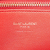 Saint Laurent B Saint Laurent Red Calf Leather Medium Monogram Cabas Satchel Italy