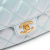 Chanel AB Chanel Blue Light Blue Lambskin Leather Leather CC Quilted Lambskin Top Handle Flap Italy