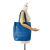 Bottega Veneta AB Bottega Veneta Blue Calf Leather Intrecciato Tote Italy