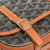 Goyard AB Goyard Black with Brown Coated Canvas Fabric Goyardine Belvedere PM France