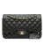 Chanel B Chanel Black Caviar Leather Leather Jumbo Classic Caviar Double Flap France