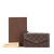 Louis Vuitton B Louis Vuitton Brown Monogram Canvas Canvas Monogram Portefeuille Sarah Wallet Spain